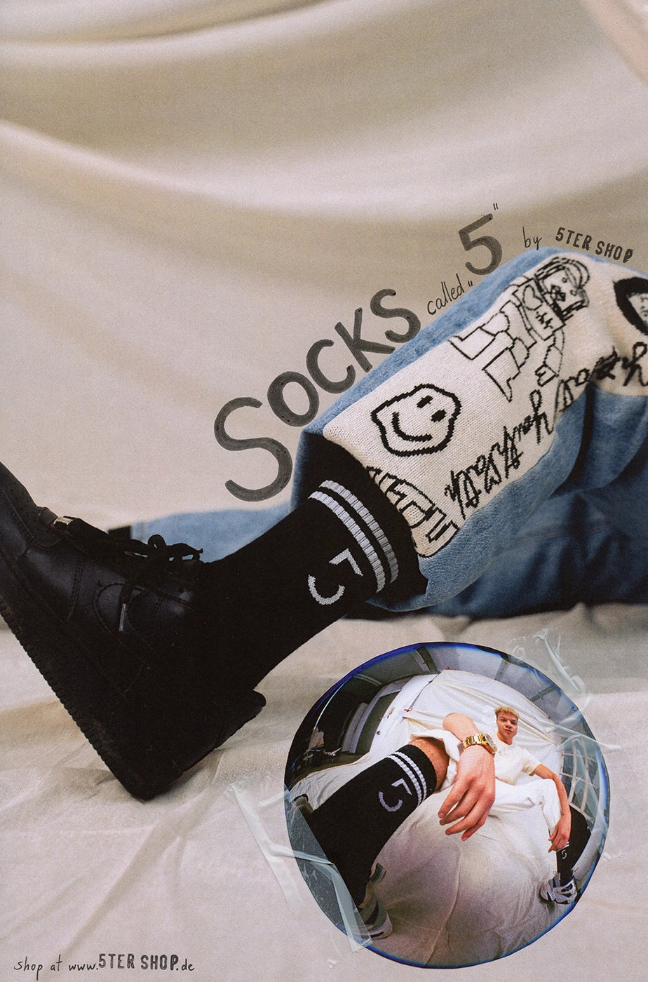 SOCKS „5“ - black