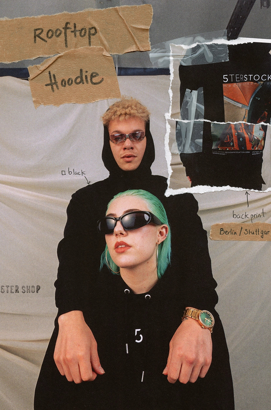 HOODIE „ROOFTOP“ - black