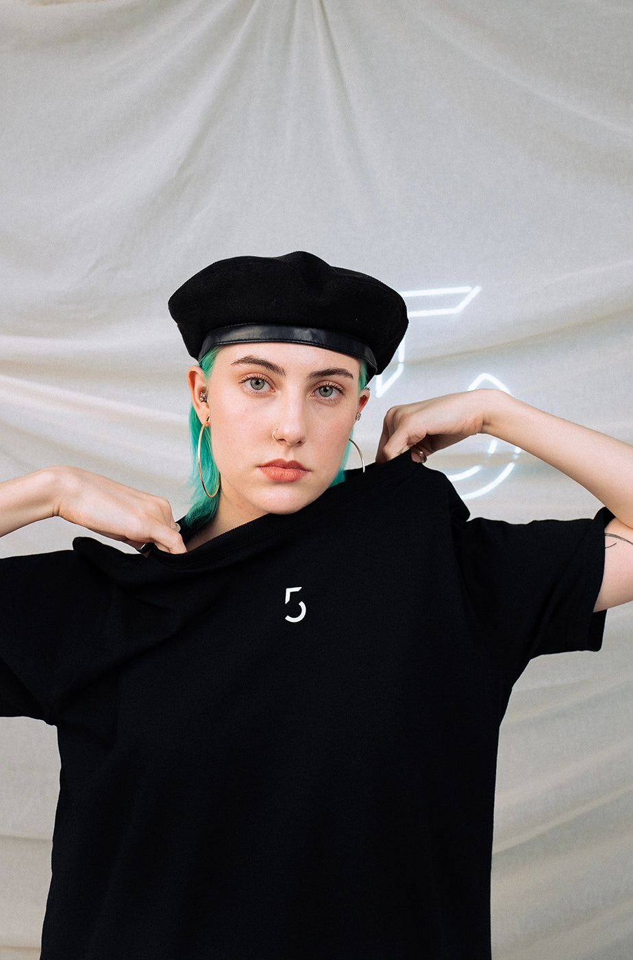 T-SHIRT „ROOFTOP“ - black