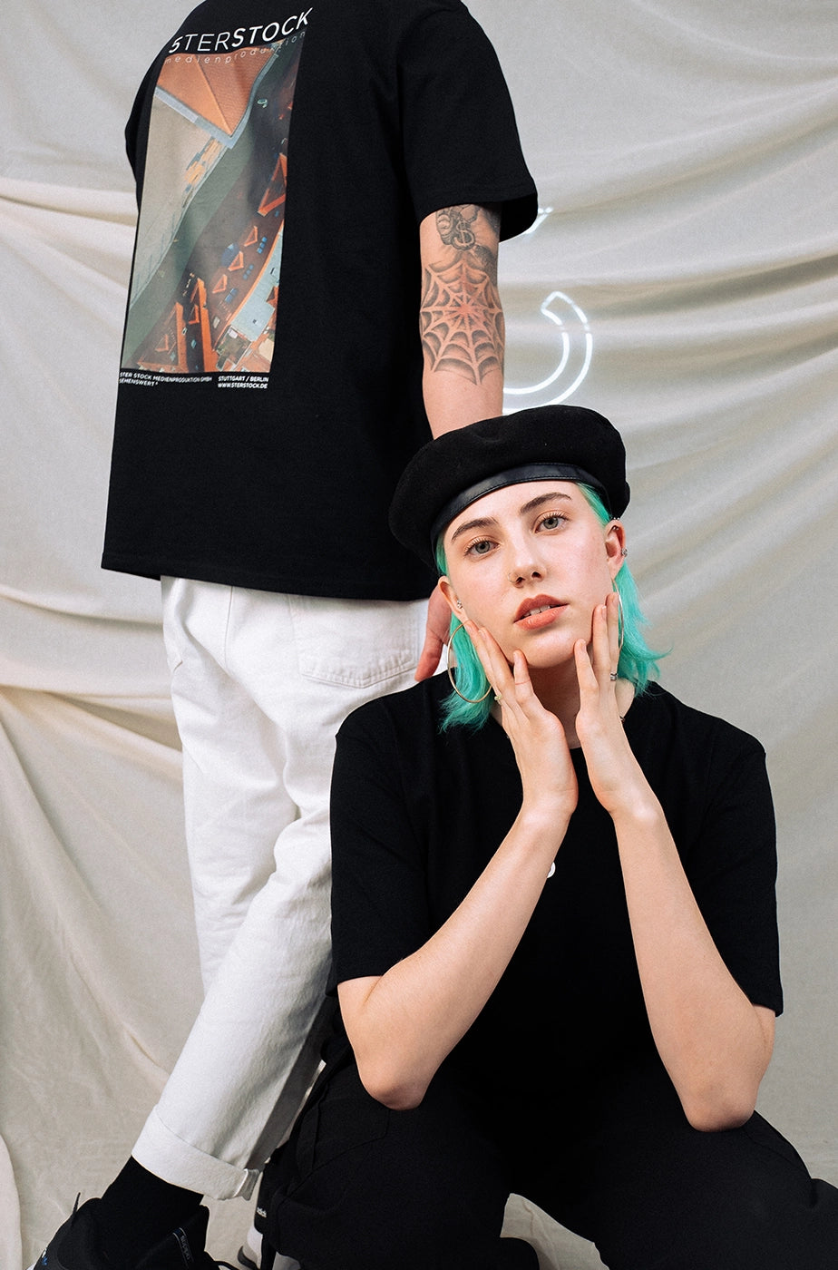 T-SHIRT „ROOFTOP“ - black