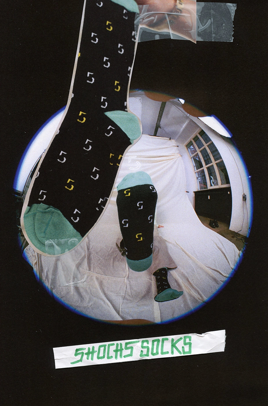 SOCKS „5HOCH5“ - black/green