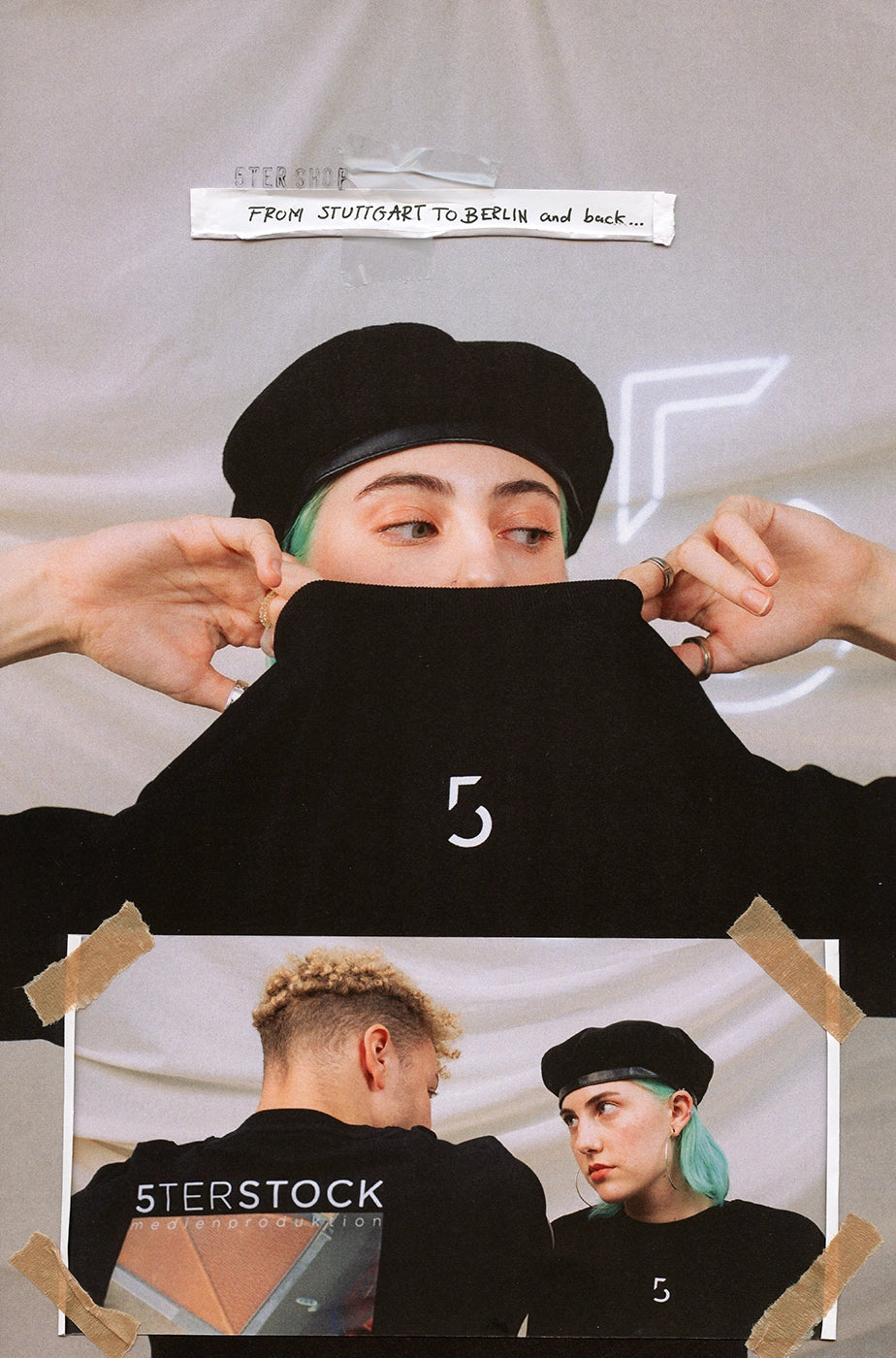 T-SHIRT „ROOFTOP“ - black