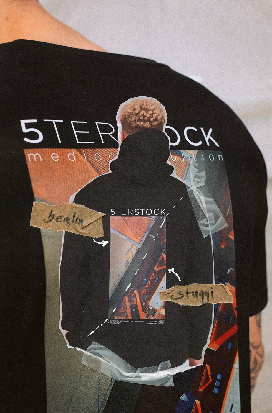HOODIE „ROOFTOP“ - black