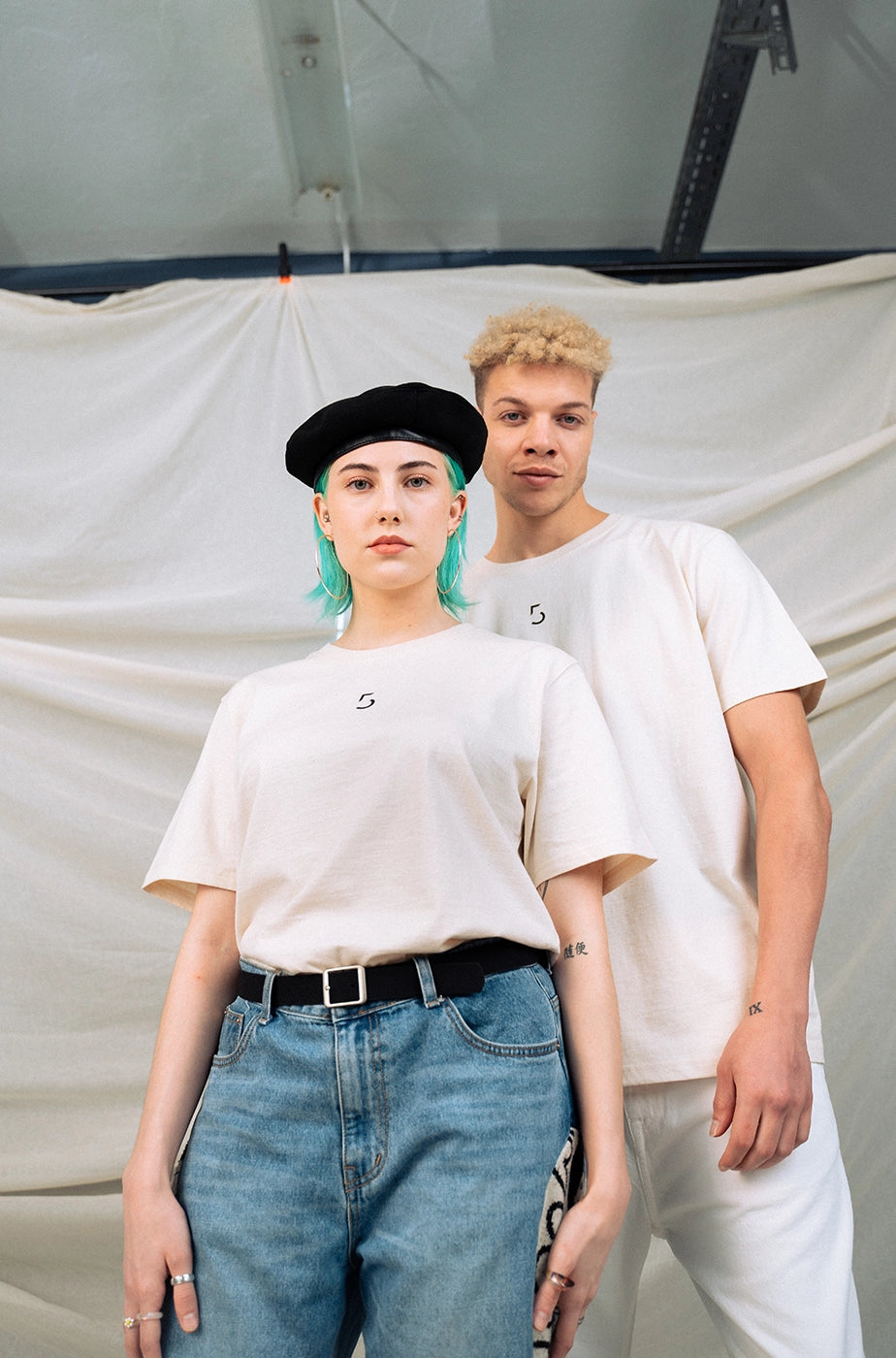T-SHIRT „U-CRANE“ Natural raw