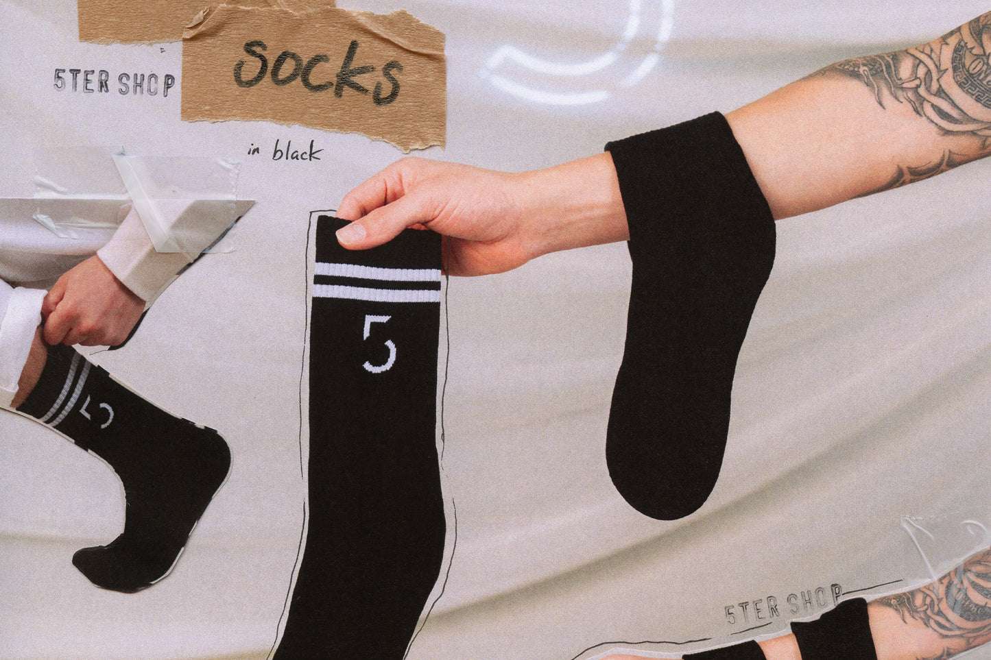 SOCKS „5“ - black